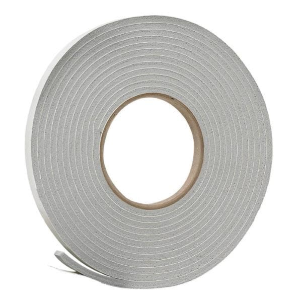 White MD 17' Foam Weatherstripping tape roll on a white background.