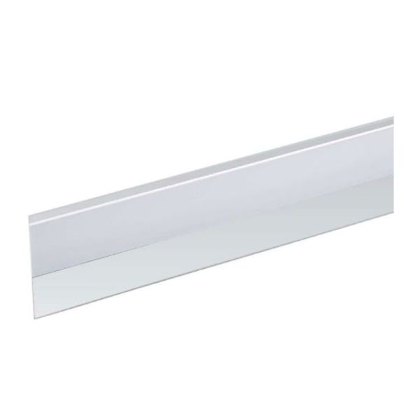 White Draft Blocking Door Sweep on a white background.