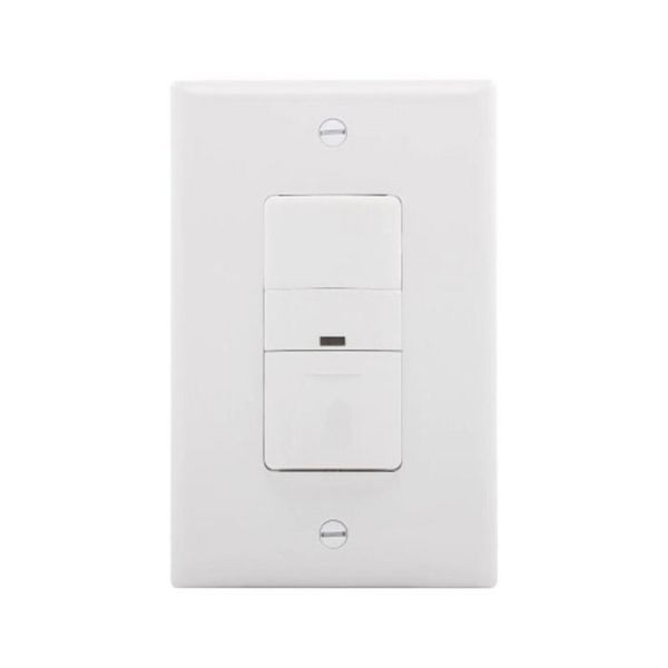 A white Wall Mount Occupancy Sensor on a white background.